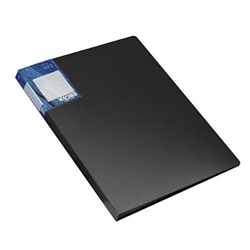 HF2 112167 Deluxe - Carpeta con 20 fundas, A3, color gris oscuro Cover