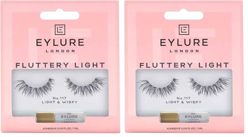 Image of Eylure Fluttery Light No. 117 False Lashes (Pack of 2)
