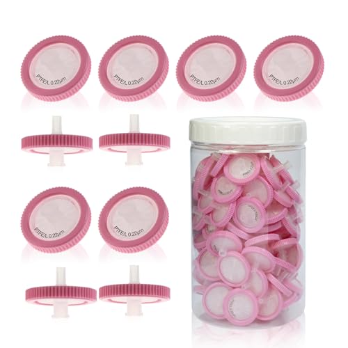Image of Syringe Filters Hydrophilic PTFE 25 mm 0.22 um Non Sterile 100 /pk