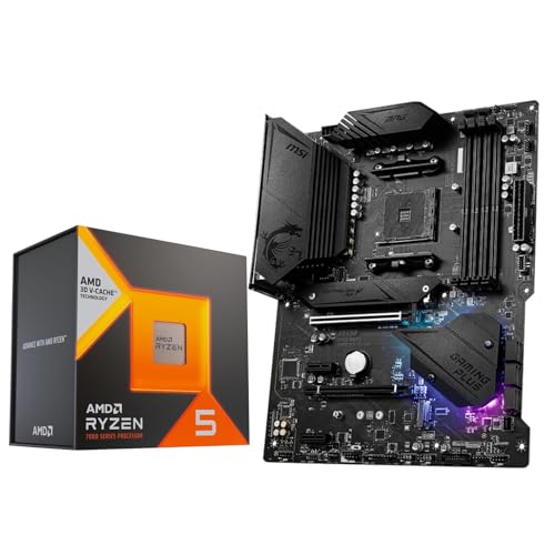 Image of MICRO CENTER AMD Ryzen 7 7800X3D CPU Processor with ASUS TUF Gaming B850-E WiFi ATX Motherboard (DDR5, PCIe 5.0, Wi-Fi 6E, USB 20Gbps Type-C)