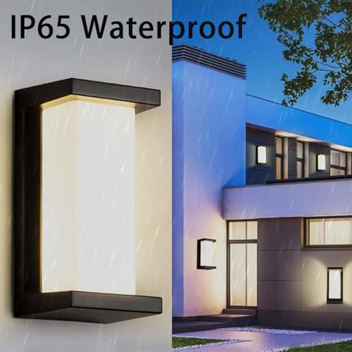 LED Apliques de Pared Exterior IP65 Impermeable con Sensor de Movimiento 18W Luz Cálida 3