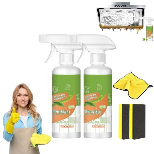 Image of 2026 New Electrolyzed Ion Kitchen Cleaner,Kitchen Appliance Cleaner,Oven Cleaner Heavy Duty For Kitchen Appliances, Household, Oven, Stove, Range Hood (2pcs)