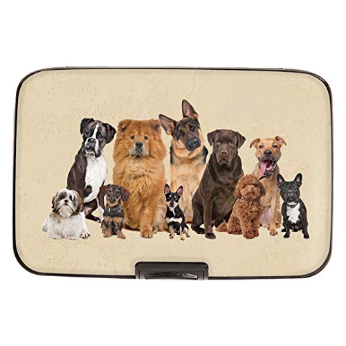 RFID Secure Armored Wallet - Dog Breeds