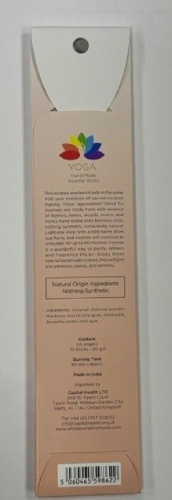 YOGA Hand Rolled Incense Sticks Dharma 20g - Image 2
