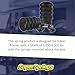 SuperSprings TSS-107-47 Pair of Left and Right Black Trailer SumoSprings fits Trailers with The Springs Mounted Above The Axle | GAWR of 5,000-8,000 lbs | Removes Sway, Hop & Body Roll