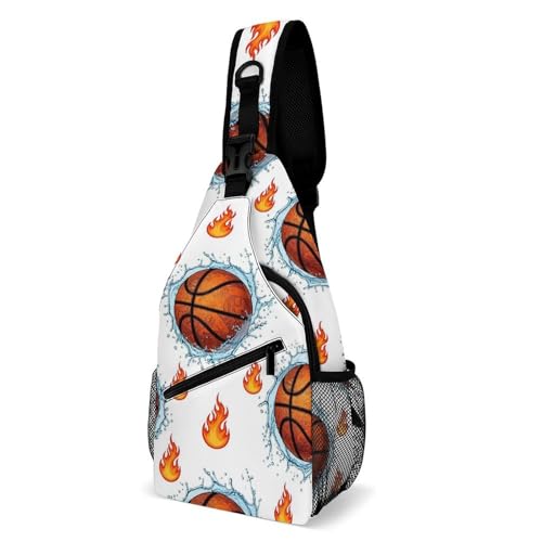 Fashion Chest Bag, Shoulder Bag, Dress Decor Sling Backpack, Casual Day Pack For Travel Shopping Basketball