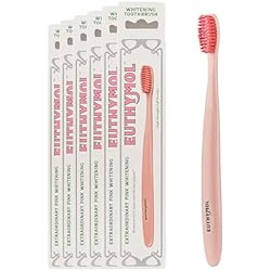 Euthymol Original Toothbrush Classic, 6 Count - Extra-Large, Wide, Soft Bristles for Sensitive Teeth, Gums. Effective, Gentle, Quick Cleaning.