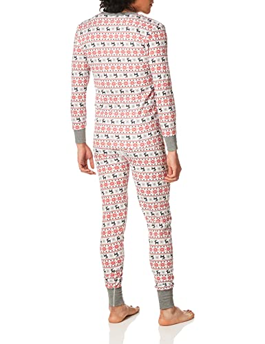 Image of Fruit of the Loom Men's Recycled Waffle Thermal Underwear Set (Top and Bottom)
