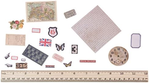 Ephemera Pack - Snippets by Tim Holtz Idea-ology, Various Sizes, 111 Pieces (TH93564)