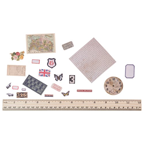 Tim Holtz TH93564 Ephemera Pack, Paper, Multi-Colour, 12.1 x 10 x 1 cm