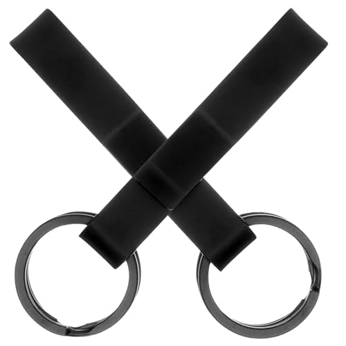 [JOYOFREELY] �x���g�p�L�[�z���_�[ �x���g�N���b�v �L�[�z���_�[ �N�C�b�N�����[�X�� ���O���\�ȃL�[�����O �|�P�b�g�o�b�N�p�b�N�Ή� 2�Z�b�g(�X�e�����X�X�`�[�����o�b�N�� �V�X�^�C��)
