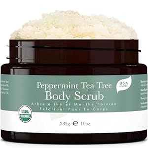 Peppermint Tea Tree Organic Body Scrub – USA...