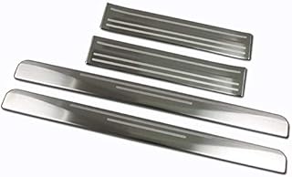 N&B 【Icey car parts】「ニッサン リーフ に適する ZE1型 for LEAF」アウター ドア アンダー ステップ 敷居 カバー ガード 社外品 ベゼル ドレスアップ ガーニッシュ