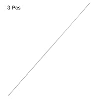 Vista 98 de uxcell Varilla redonda sólida de acero inoxidable 304 de 0.197 in x 5.906 in para manualidades de bricolaje - 10 piezas