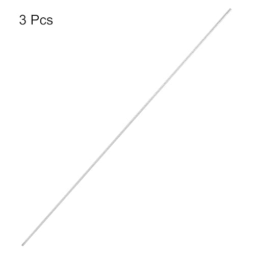 Miniatura 98 de uxcell Varilla redonda sólida de acero inoxidable 304 de 0.197 in x 5.906 in para manualidades de bricolaje - 10 piezas