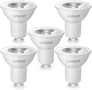 Linkind GU10 LED Bulbs, RAR16 LED Spotlight 4.2W 420lm 50W Equivalent, 5000K Daylight White, 36°Beam Angle Spot Light, Non-Dimmable, Pack of 5