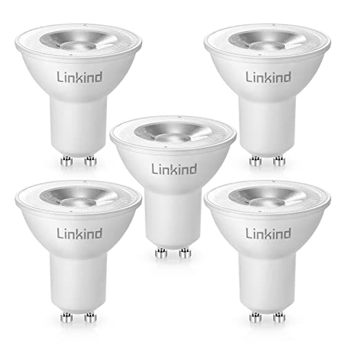 Linkind Matter GU10 Smart Light Bulbs, MR16 GU10 LED Bulbs, 2Pack | Work with Alexa/Apple/Google Home, Warm & Daylight White(1800K-6500K), Music Sync & Light Shows, 40W 470LM Color Changing