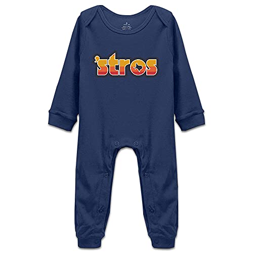 Image of DOQOSESHY Climbing Bodysuit Astro Inspired Stros Throwback Infant Outfit Jumpsuit Romper, 3 Months, Long Sleeve-white