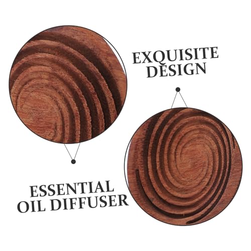 Difusor aromático eléctrico de madera Luxshiny redondo miniatura 6