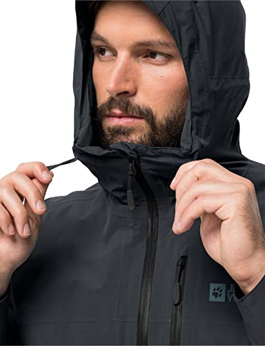 Jack Wolfskin Jaqueta masculina de caminhada padrão GO M, Phantom, 2GG