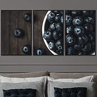 3 Piece Framed Canvas Wall Art Colorful Fruit Canvas Prints Home Artwork Decoration for Living Room,Bedroom - 16