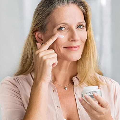 LOVVES-Crema-Facial-Celulas-Madre-50-Alta-Cosmetica-Natural-Crema-Facial-Antiarrugas-Celulas-Madre-Antiedad-Piel-Madura-Hidratante-Dia-y-Noche-Formato-Tarro-Cristal-50-ml