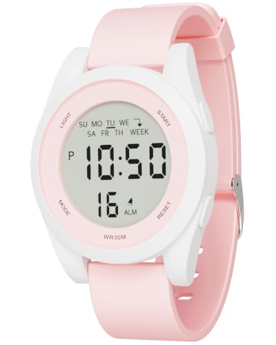GUUMUXIN Reloj Hombre Mujer, 12/24H, Alarma, Fecha, Impermeable GUUMUXIN Reloj Hombre Mujer, 12/24H, Alarma, Fecha, Impermeable