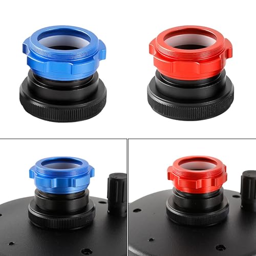 Adaptador de ocular coaxial con textura de metal de alta precisión para telescopio 3