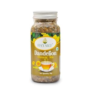 Dandelion Flower- Dandelion Flower Tea 30g | Hand Picked Flowers | Herbal Tea, Iced Tea, Personal Care | Rich Antioxidant | Boost Immune Health | Improve Skin|30 Cups Flower Tea |