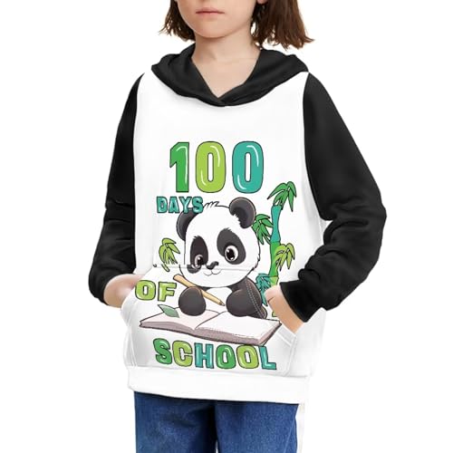 Suobstales Hoodies Sweatshirt for Girls Kids with Pocket Casual Long Sleeve Pullover Hooded Jumpers Tops Age 6-16 Years