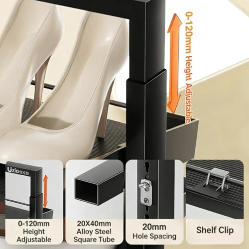 Range-chaussures rotatif pour optimiser l'espace des armoires profondes - 6