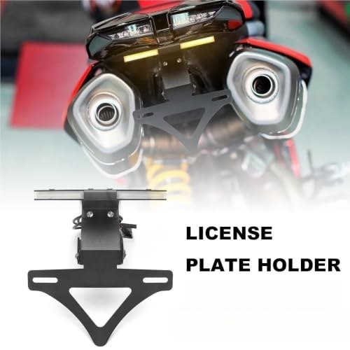 Support de plaque avec clignotant led et feu arrière pour une modification de queue courte