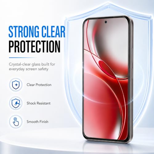 Image of FIRST MART Tempered Glass Screen Protector for Realme Narzo 100x - Full-Glue Screen Guard, 3D Edge to Edge, Bubble-Free, HD Clear Case-Friendly, Black, Pack of 2