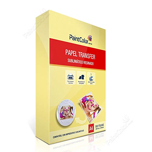 Papel Sublimático Resinado Fundo Azul A4 - 500 Folhas