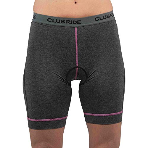 Club Ride Apparel MontCham Level 3 Women's Cycling Shorts - Gel Chamois Liner - Black - Large