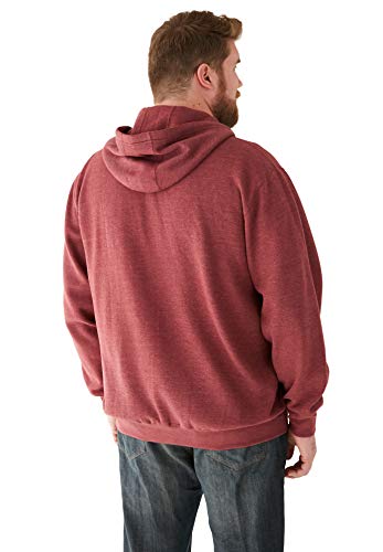 Image of KingSize Men's Big & Tall Fleece Zip-front Hoodie Jacket