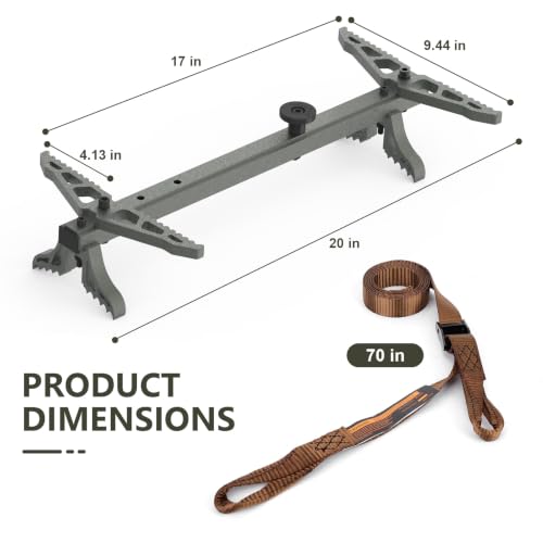 Image of Kalkal 20 inch Aluminum Tree Stand Climbing Sticks for Saddle Hunting -4 Pack