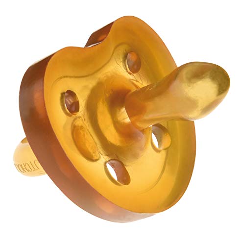 GOLDI Natur Herzform Schnuller Beruhigungssauger Naturform 100% Latex (S...