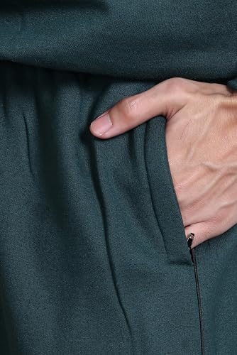 Image of SANE ORIGINALS Winter Fleece Tracksuit with Zip for Men || Full Zipper Sweatshirt and Pajama Set for Men