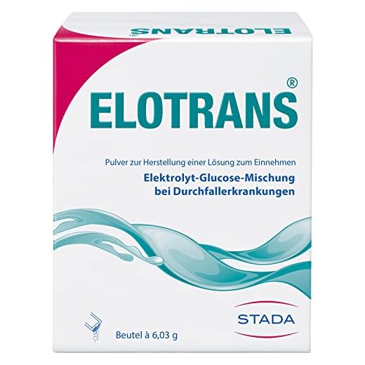 Elotrans Lösung - Trinkpulver zur Elektrolyt- und Flüssigkeitszufuhr bei Salz- und Wasserverlusten des Körpers, verursacht durch Durchfallerkrankungen, 1 x 20 Beutel, 6.03 g