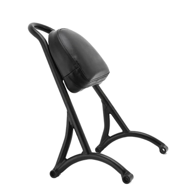 Coussin de dossier passager arrière noir moto pour Sportster XL883 1200 X48 de 2004 à 2023 sissy bar