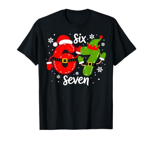 Six Seven Meme Christmas 67 Xmas T-Shirt