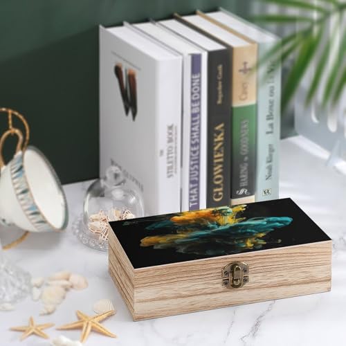 Coffre de rangement en bois rétro, le cadeau idéal pour boîte à souvenirs