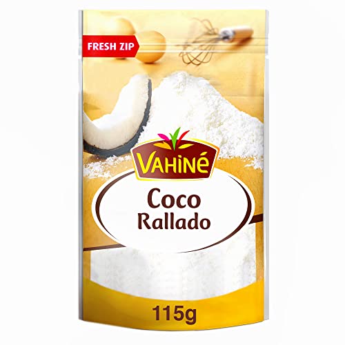 VAHINÉ - Pastelería - Coco Rallado - Para la Elaboración de Postres - Topping de Pasteles, Frutas y Crepes - 115g