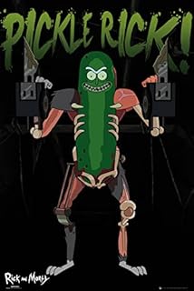 GB eye Morty, Pickle Rick Maxi Poster, Paper, Multi-coloured, 65 x 3.5 x 3.5 cm