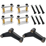 LLANNDER Heavy Duty Greaseable Tandem Trailer Axle Shackle Kit 3.125