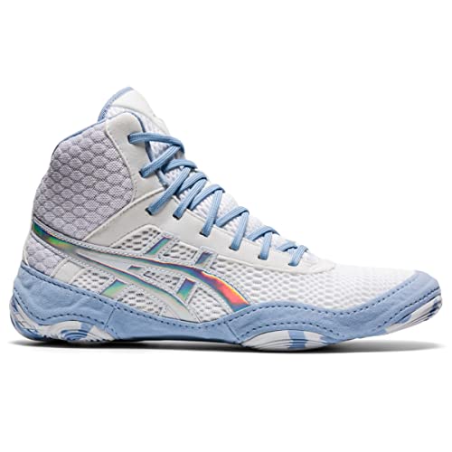 Asics Women's Matblazer Wrestling Shoes, 10, White/Mist #TOP4