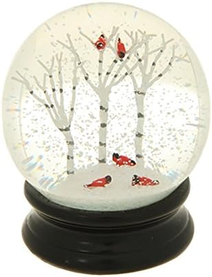 Raz Imports Mister Snowman Cardinal Water Globe Set Of 2 - 4.75 Inch Holiday Snow Globes - View #2