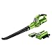 Best Partner 18V 130MPH Cordless Leaf Blower,Light-Weight,Single Speed,2.0 AH Battery Included