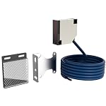 Blütezeit 13ft Retro-Reflective Photoelectric Beam Sensor for Sliding & Swing Gate Openers, NO (Normally Open) Contact Only, Indoor & Outdoor, Compatible with Blütezeit Gate Openers (ME-R4M1)